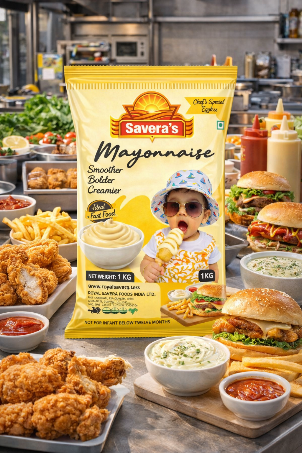 Mayonnaise (Eggless) 1kg view 5